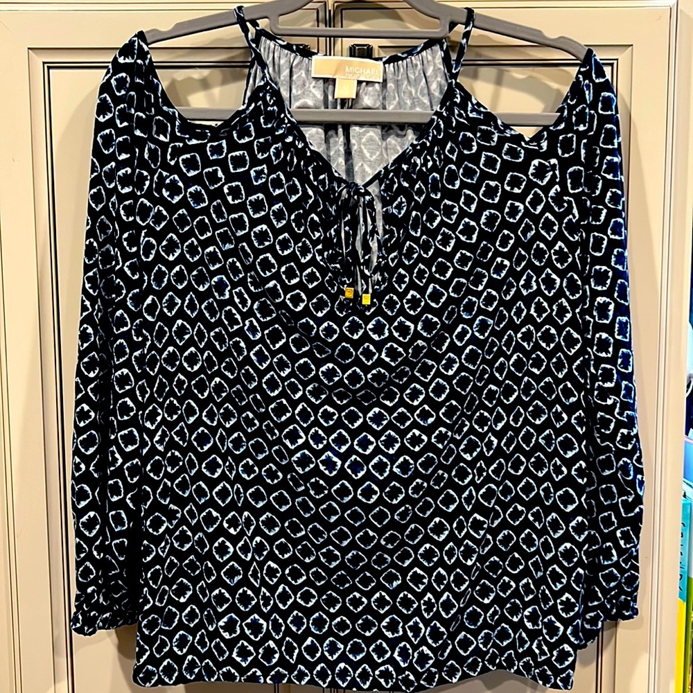 Michael Kors open shoulder blouse